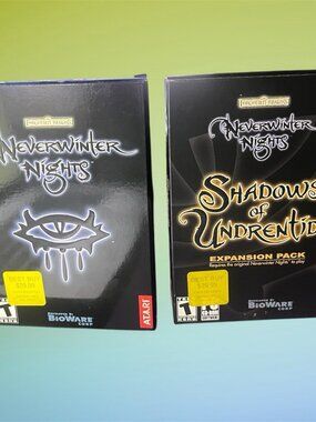 Neverwinter Nights & Shadows of Undrentide PC 2003 Big Box Expansion Pack